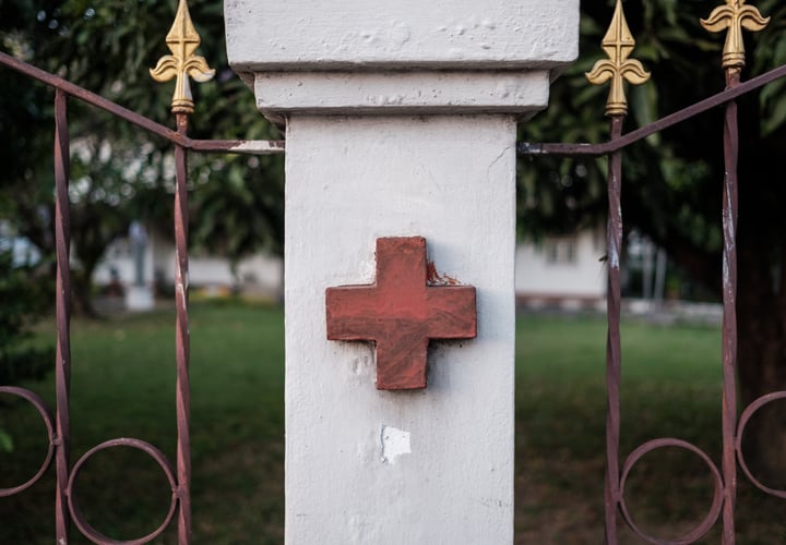 A Red Cross building in Thailand.